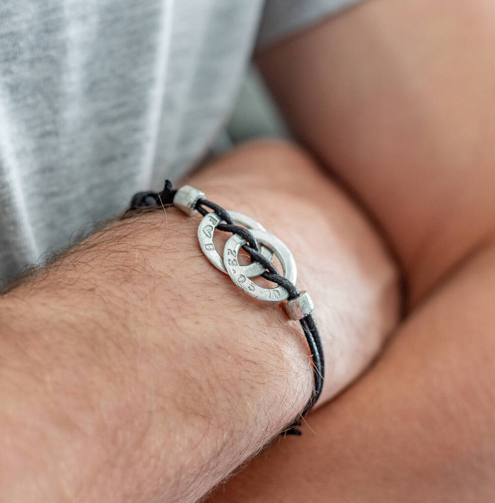 Personalised Double Eternity Bracelet