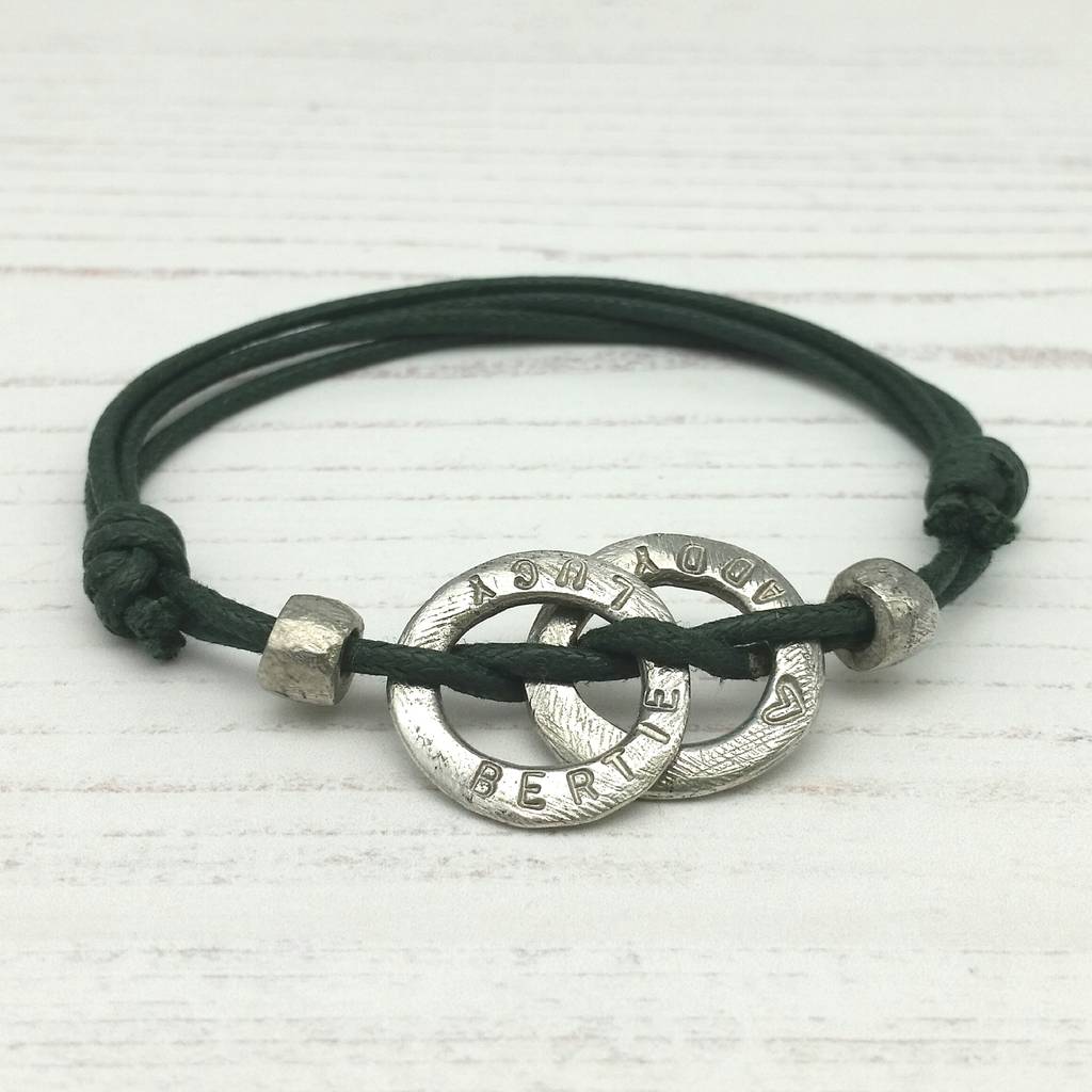 Personalised Double Eternity Bracelet