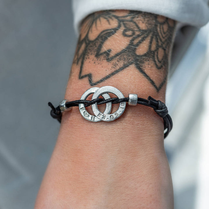 Personalised Double Eternity Bracelet