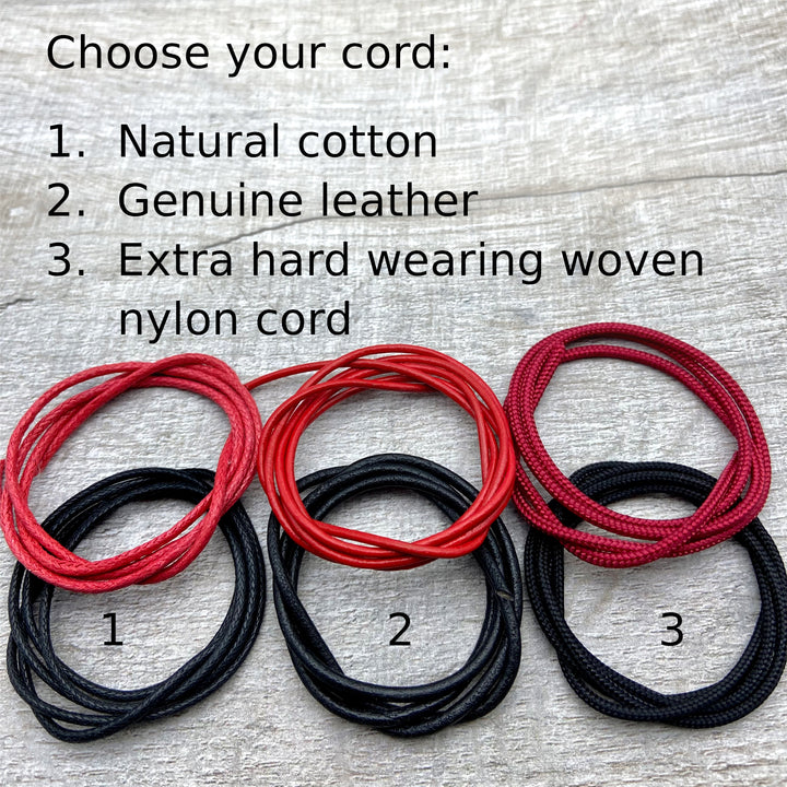 Personalised Pewter Hoop Necklace