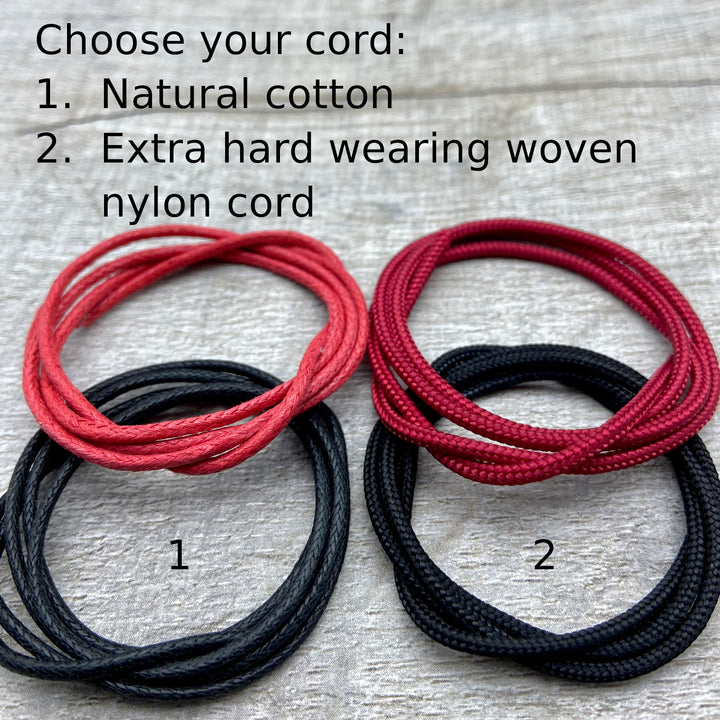 Personalised couples button Friendship Bracelets