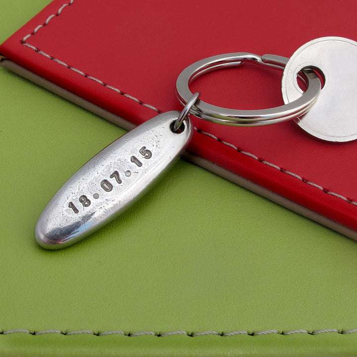 Personalised Pebble Keyring