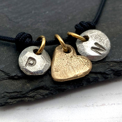 Personalised Heart & Initials Necklace