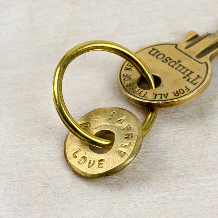 Personalised Eternity Keyring