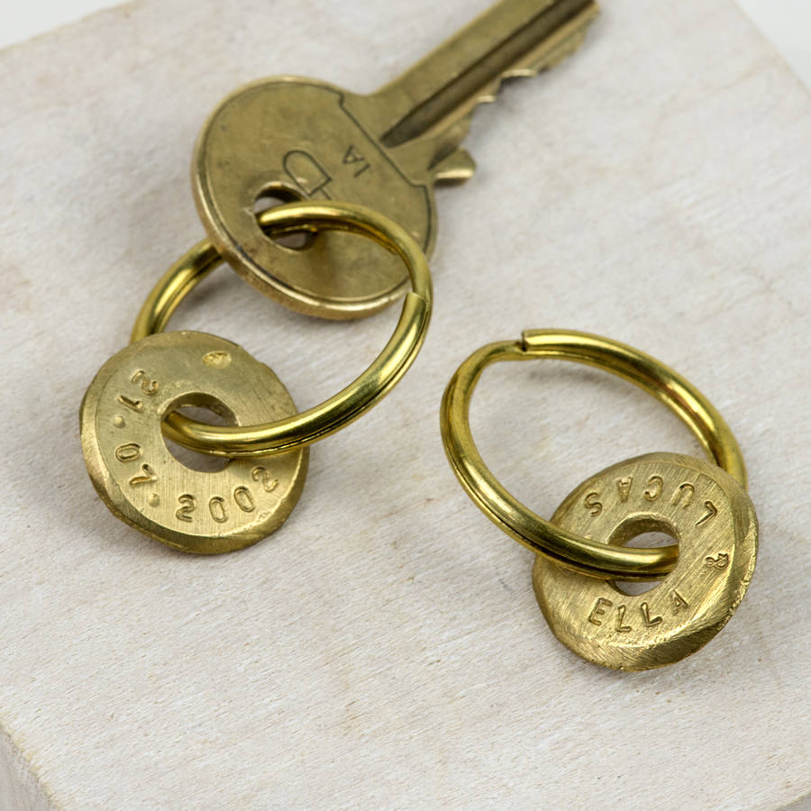 Personalised Eternity Keyring