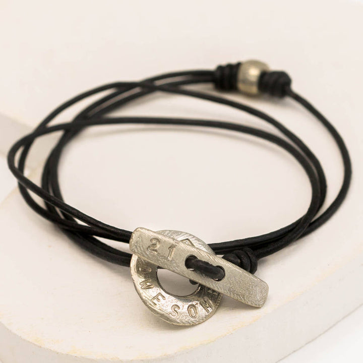 Personalised Clasp Wrist Wrap or Necklace