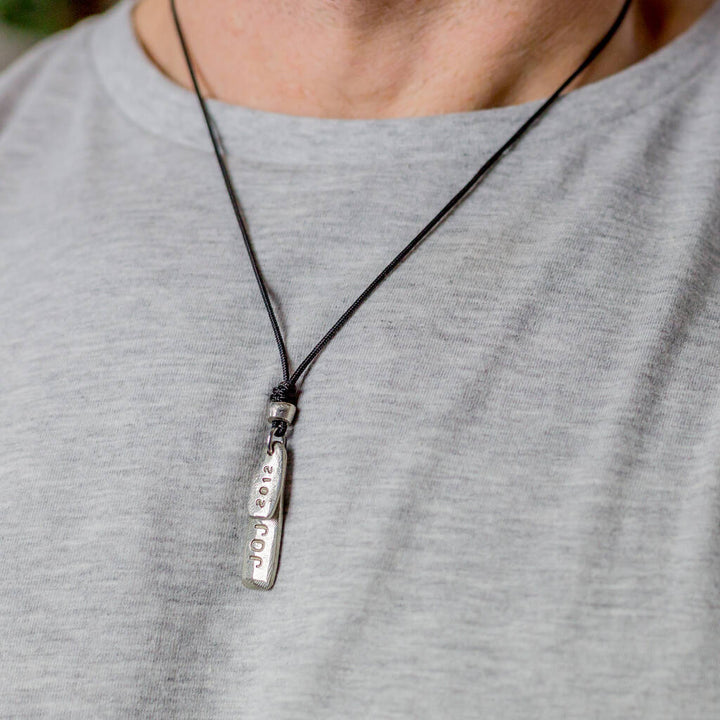 Personalised Double Tag Necklace