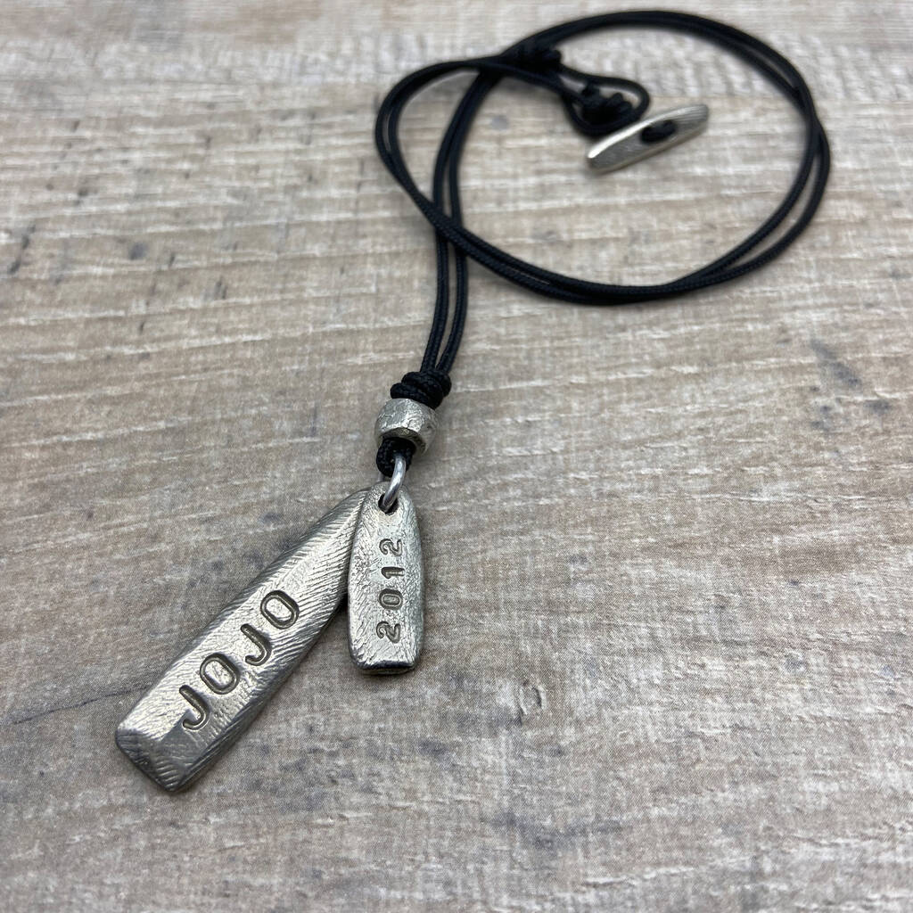 Personalised Double Tag Necklace