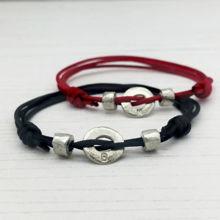Personalised couples Initial Friendship Bracelets