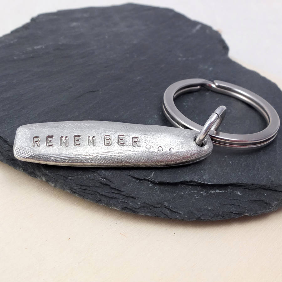 Personalised Pewter Keyring