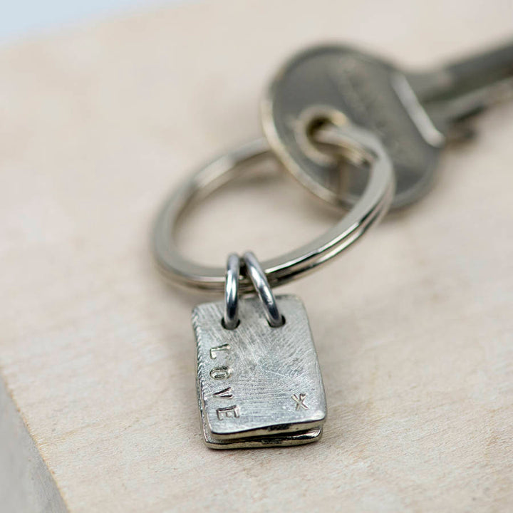Personalised Dog Tag Keyring
