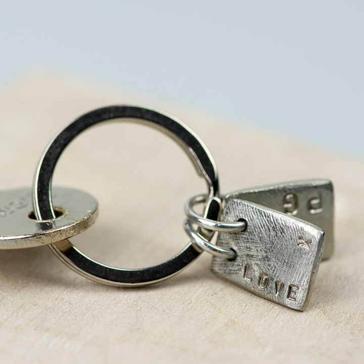 Personalised Dog Tag Keyring