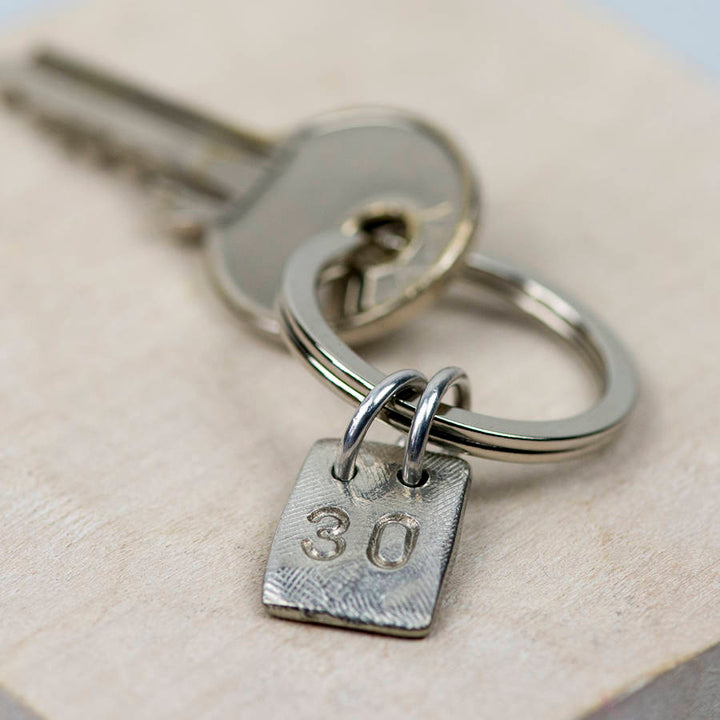 Personalised Dog Tag Keyring