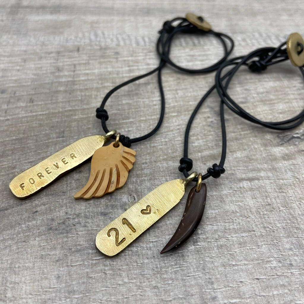 Personalised Tag & Charm Necklace