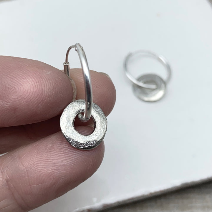 Small Hoop Silver Hoop