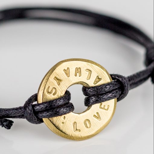 Personalised Washer Bracelet