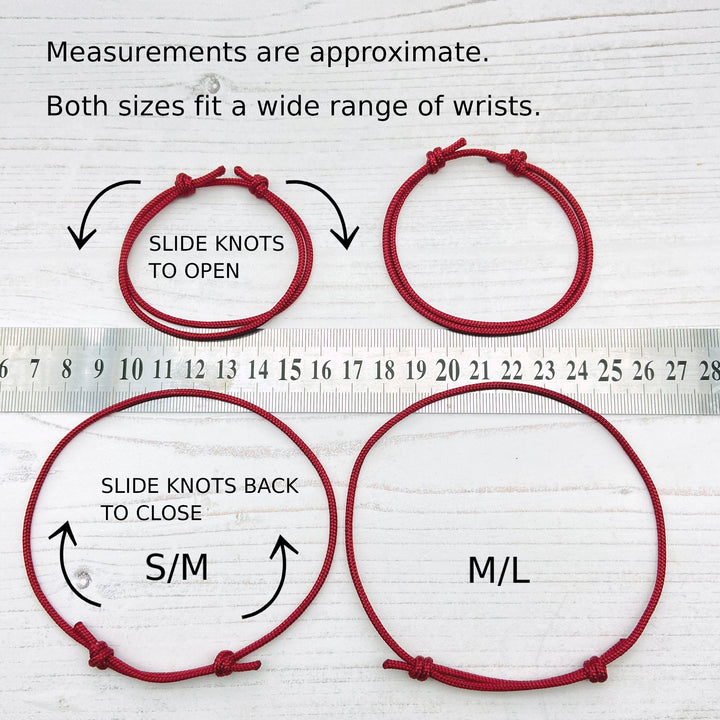 Personalised couples Initial Friendship Bracelets