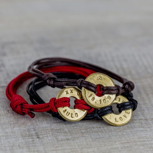 Personalised Washer Bracelet